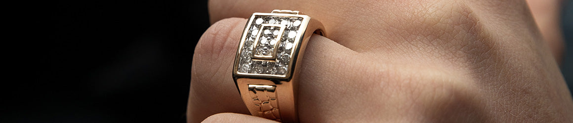 Men's rings : gold, platinium and diamond rings - Cartier